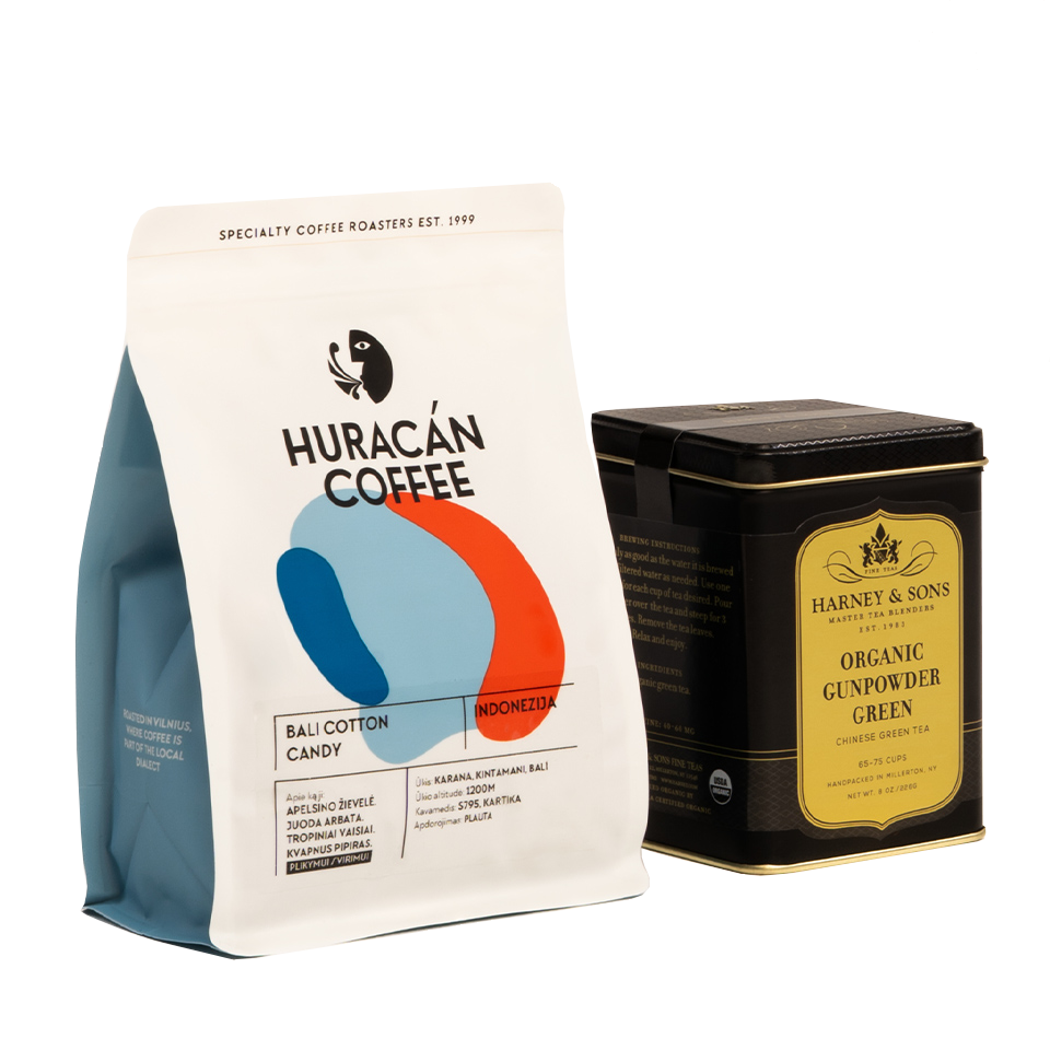 Kiniška Gunpowder ir Bali arabika