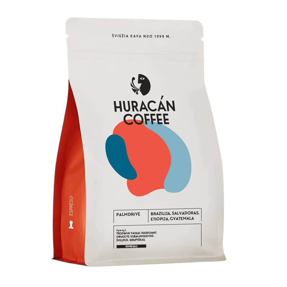 Palmdrive kavos pakuotė – espresso pupelės internetu