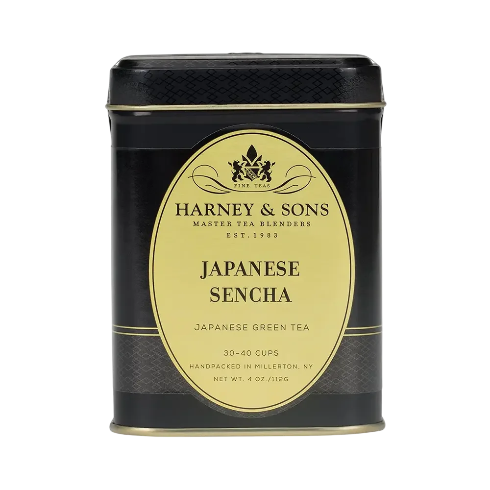 „Harney & Sons“ biri arbata „JAPANESE SENCHA“ juodoje metalinėje dėžutėje
