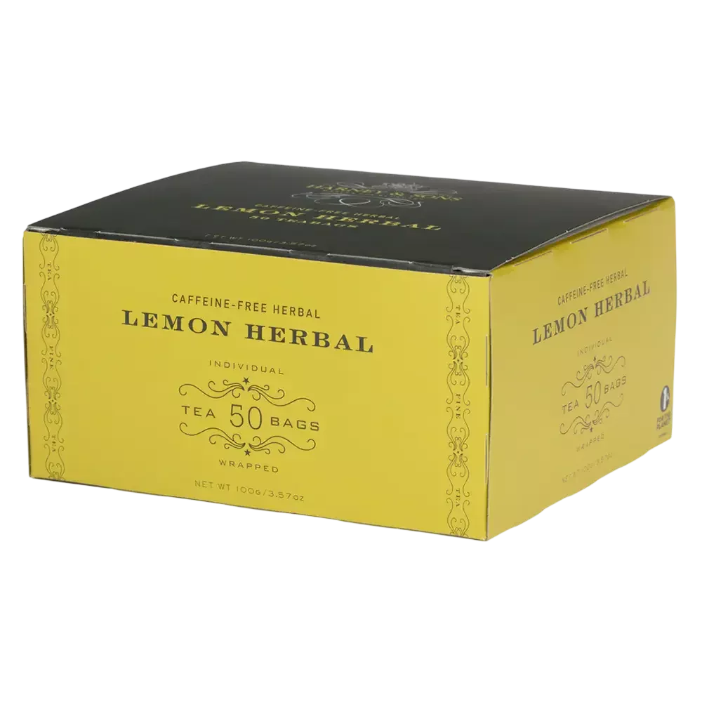 „Harney & Sons“ arbata „LEMON HERBAL“ dėžutėje, 50 pakelių